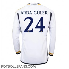 Real Madrid Arda Guler #24 Replika Hemmatröja 2023-24 Långärmad